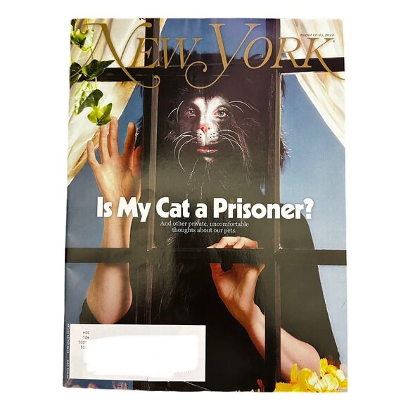New York Magazine August 12 2024 Is My Cat Prisoner? Uncomfortable Thoughts Pets - Picture 1 of 1